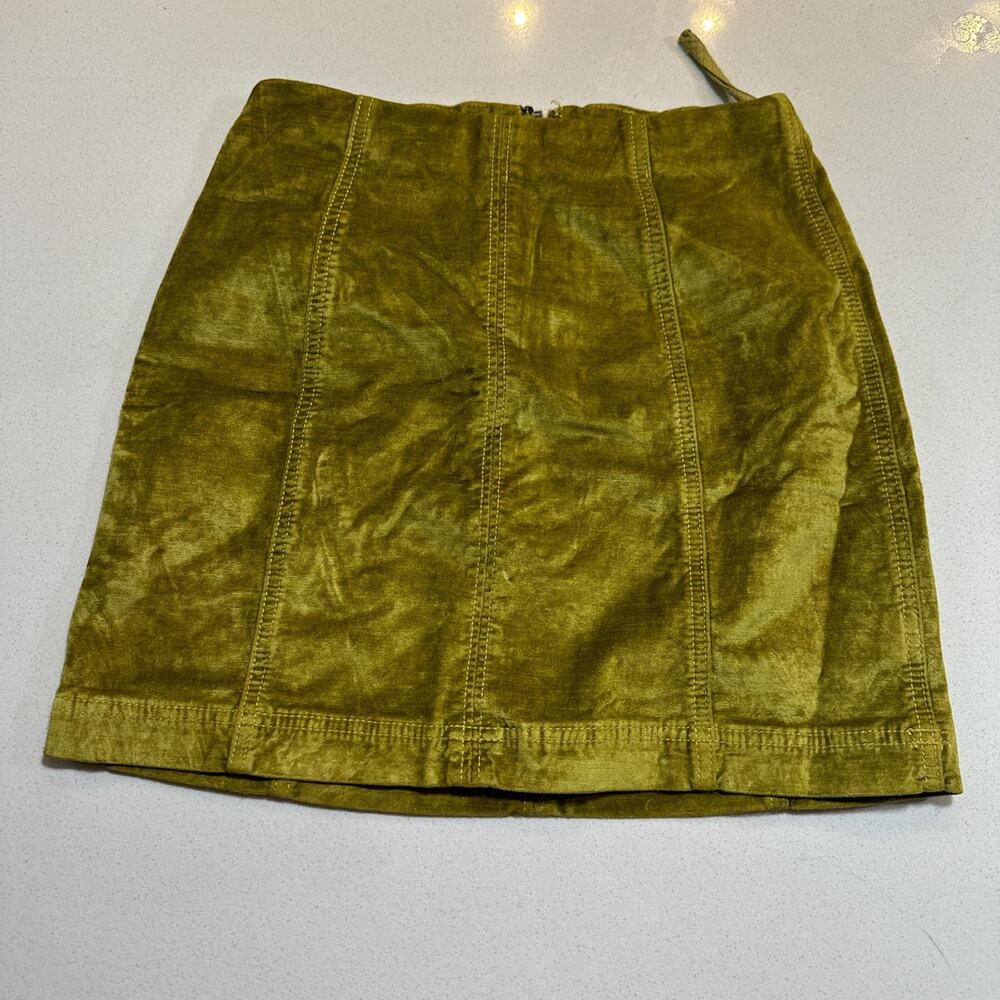 Free people olive green velvet